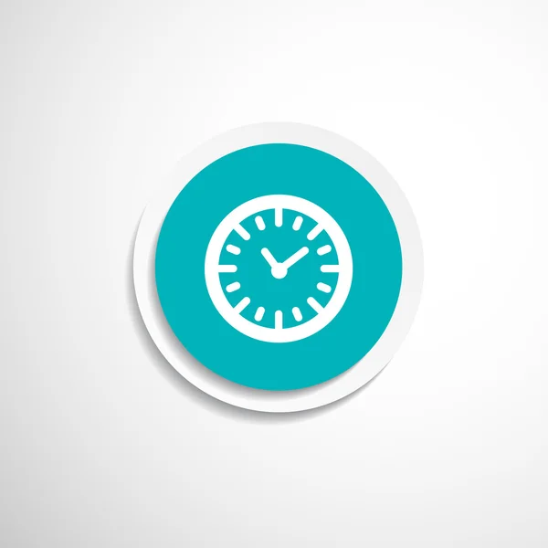 Watch clock icon time vector timer illustration — Stock Vector