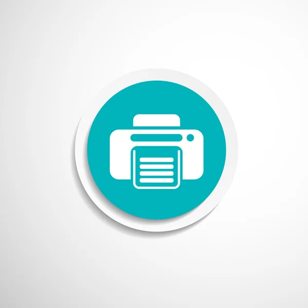 Fax pictogram vector ontwerp printer document afdrukken — Stockvector