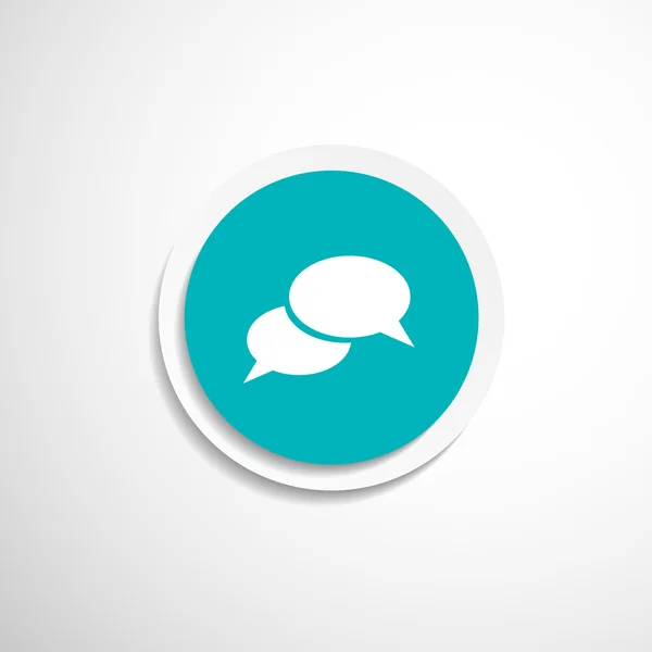 Speech bubbles sign chat vector icon symbol — Stock Vector