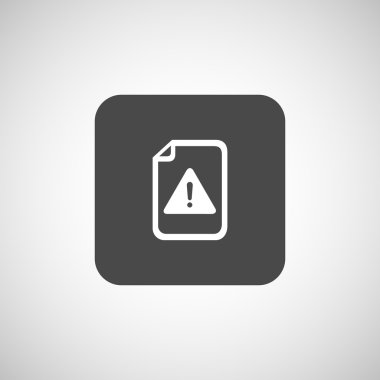 Tarayıcı simgesini uyarı hata iş güvenlik uyarısı