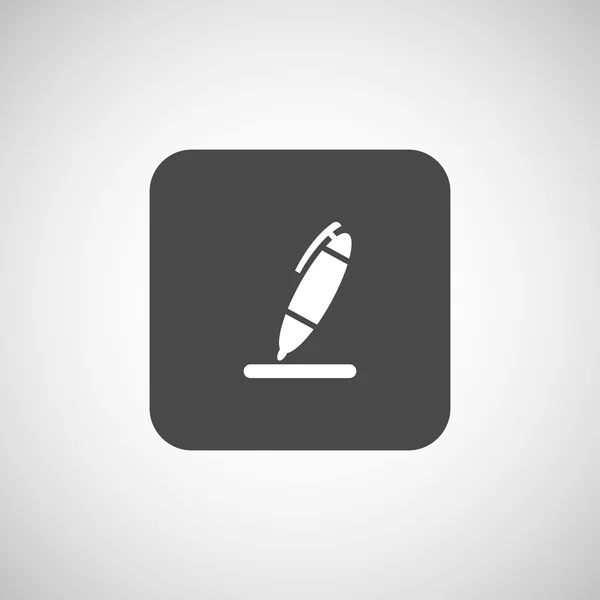 Penna icona strumento interfaccia segno simbolo grafico — Vettoriale Stock
