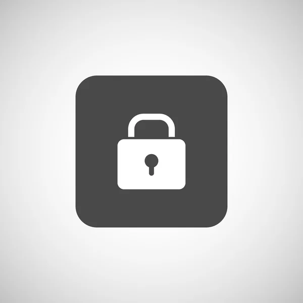 Ikona zámku modré s klíčové heslo blokováno — Stockový vektor