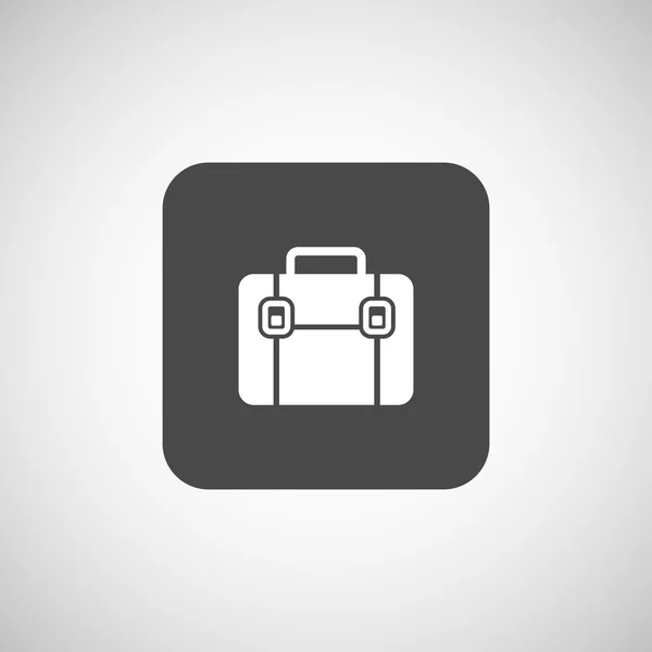 Briefcase icon, vector illustration. Flat design — Stock Vector