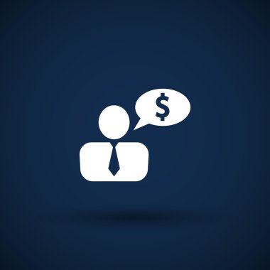 Önünde duran dolar simgesi mutlu Asyalı kadın