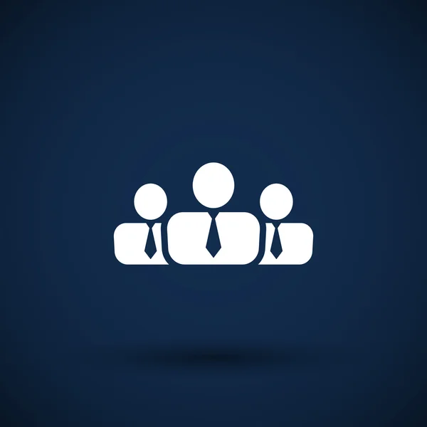 Persone icona business relazioni di comunicazione gruppo — Vettoriale Stock
