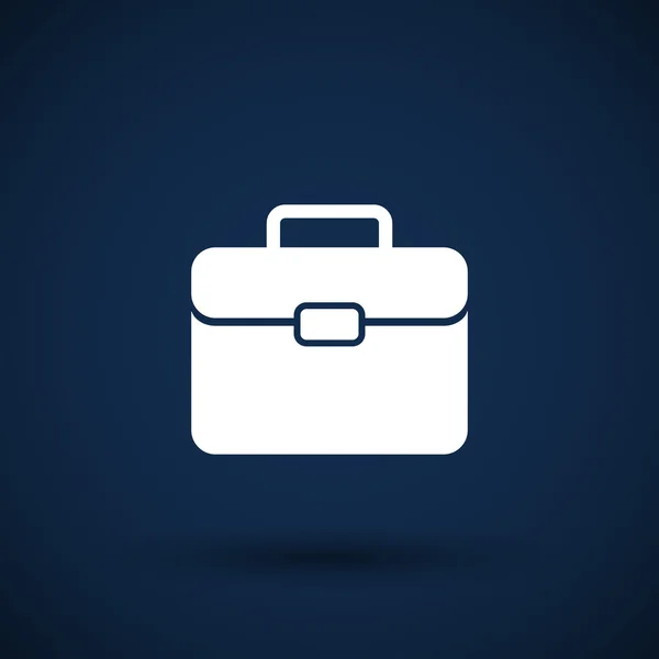 Icono de la maleta icono de viaje símbolo de signo de negocio — Archivo Imágenes Vectoriales