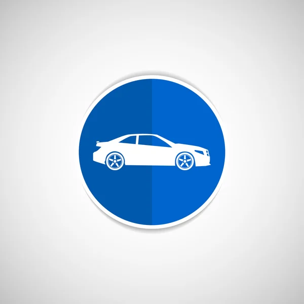 Automobile icona veicolo vettore automobilistico — Vettoriale Stock