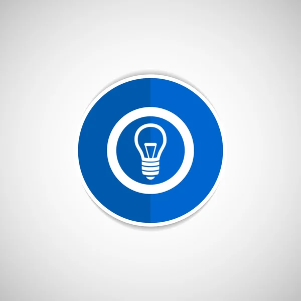 Light bulb vector pictogram vector lamp — Stockvector