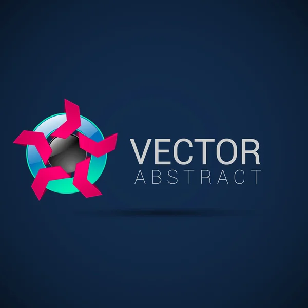 Abstract Logo template set. Icons for any type of business. Vector. — Stock Vector