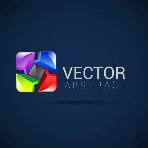 Abstracte logo sjabloon instellen. pictogrammen voor elk type bedrijf. vector. — Stockvector