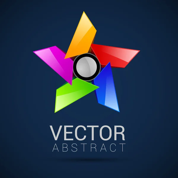 Esfera 3d abstrato logotipos escultura conjunto. Esferas do logotipo. — Vetor de Stock