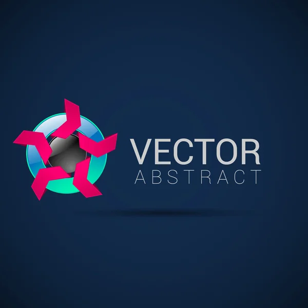 Abstract Logo template set. Icons for any type of business. Vector. Vector Graphics