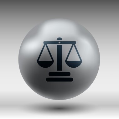 justice vector icon symbol measurement balance clipart