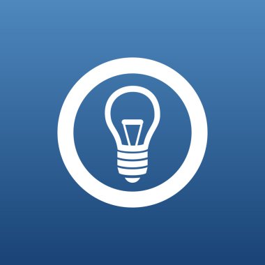 Ampul vektör simge vektör lamba