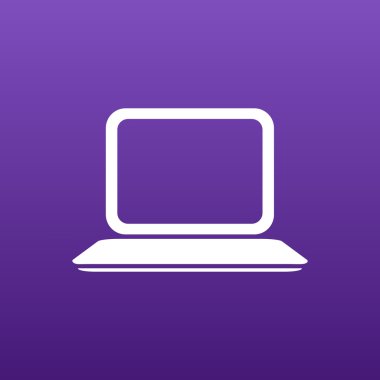 dizüstü bilgisayar kutsal kişilerin resmi ağ görüntülemek beyaz iş boş