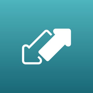 2 side ok vektör sorunsuz web sayfası