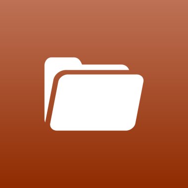 Daire simgesini klasör cilt izole dosyası belge dizini