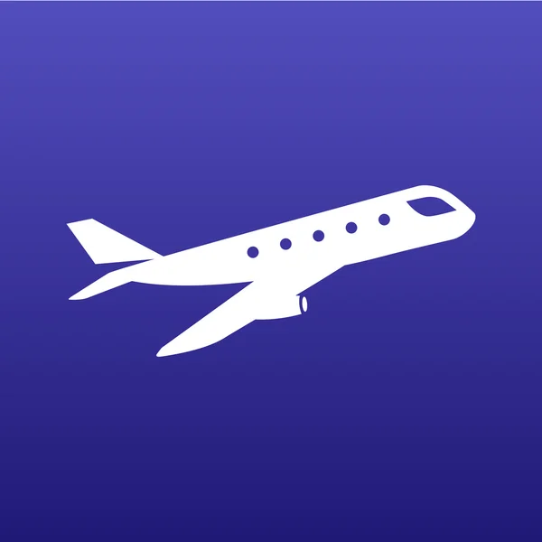 Ikony Samolotem samolot symbol podróży — Wektor stockowy