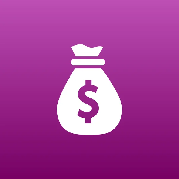 Vektor pénzt táskák szerkesztése ikonra vásárol rétegek — Stock Vector