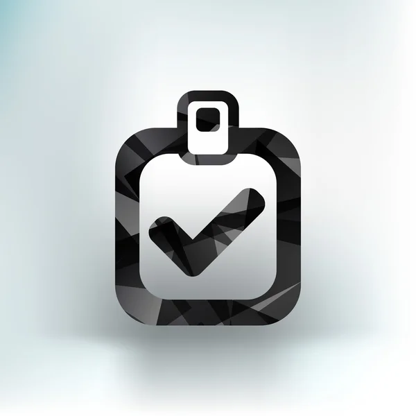 Checkmark icon test form mark tick check — Stock Vector