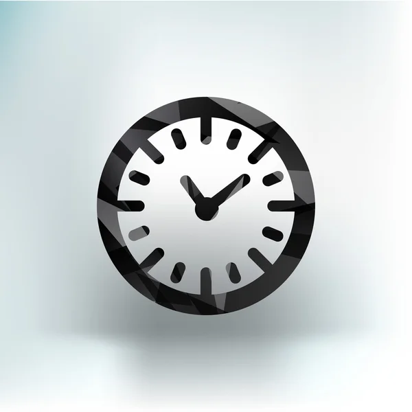 Bekijk klok pictogram tijd-vectorillustratie timer — Stockvector