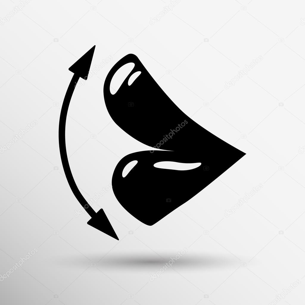 Vector icons of female lips print vector