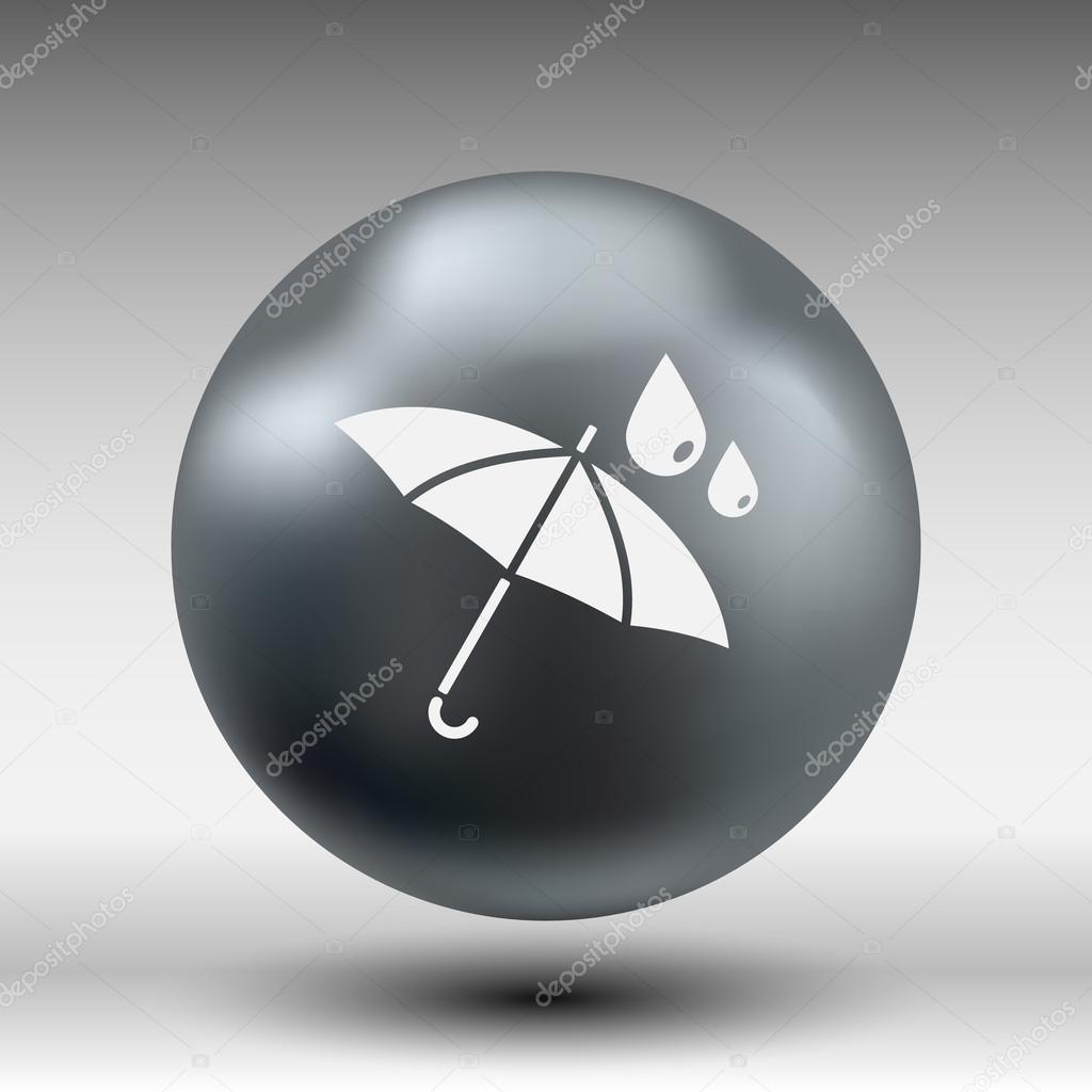 waterproof icon water proof vector symbol umbrella 