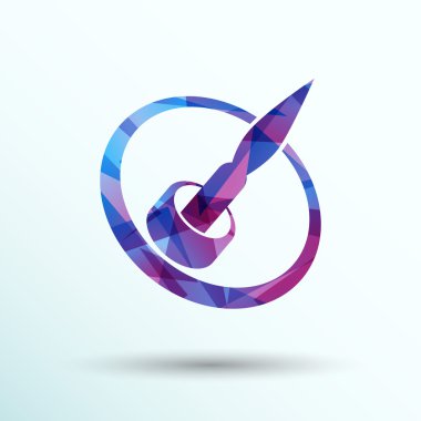 Maskara tüp simgesi closeup Cilt Bakımı izole madde kirpik