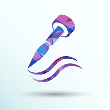 Örnek vuruş makyaj iki satır ile kozmetik göz kalemi 