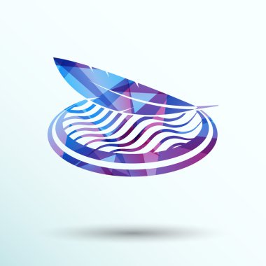 stilize düğmesini Icons set - vektör şekil kutsal kişilerin resmi kumaş düğme