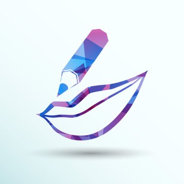 ruj vektör izole liner kırmızı glamour kozmetik erkek