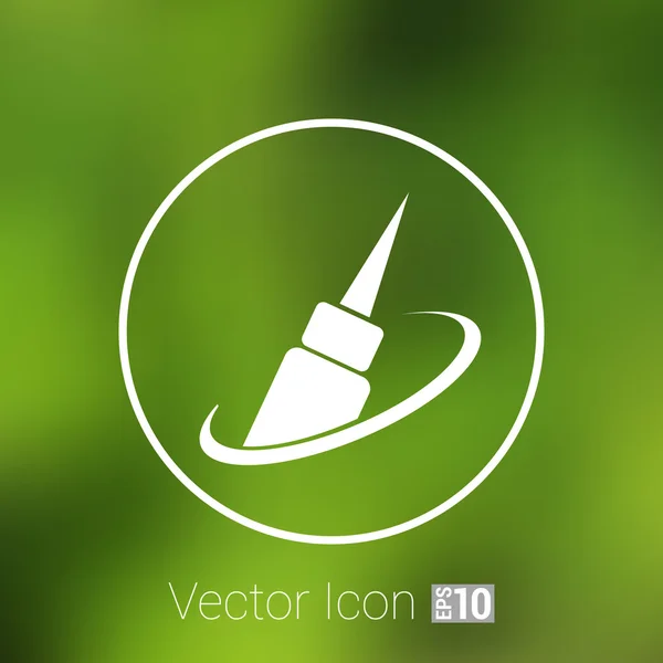Korektor oko ikona oka vektorové ikony módní izolované znamení symbol žena — Stockový vektor