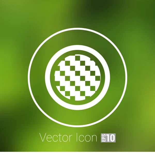 Apps ícone de metal-carbono vetor de fibra de carbono ícone de ferro de fundo preto — Vetor de Stock