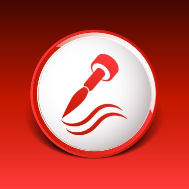 Örnek vuruş makyaj iki satır ile kozmetik göz kalemi 