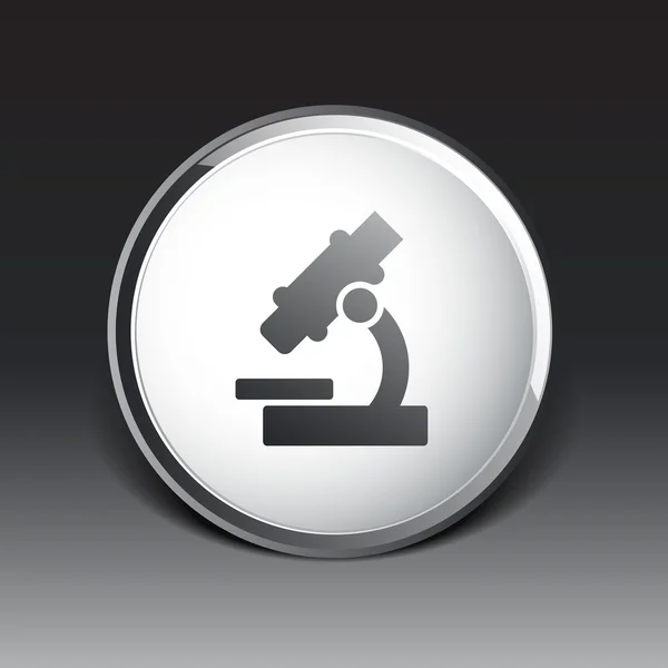 Araştırma işareti sembol teknoloji tıp ekipman illüstrasyon mikroskop araştırma simge vektör — Stok Vektör