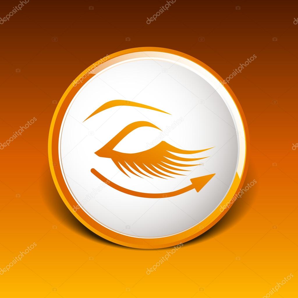 eyelashes eye icon clip isolated human soft mysterious 