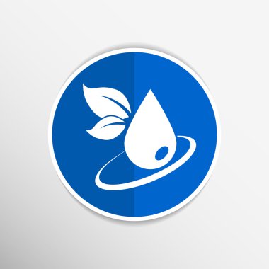 Yaprak simgesi doğa vektörü işareti ögesi 