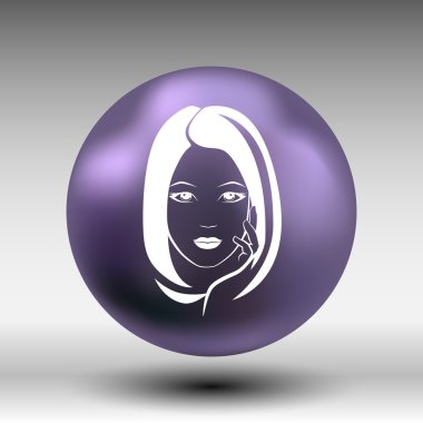 Kadın moda kızı güzellik illüstrasyon vektörü