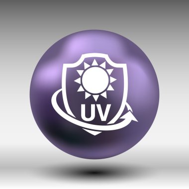  Icon, Label or Sticker Anti UV protection clipart