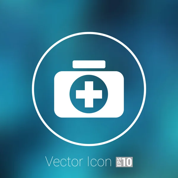 Vektorový kruh ikonu na šedém pozadí. EPS 10 — Stockový vektor