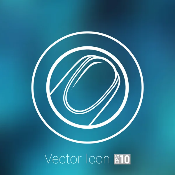 Nagellak in de salon - Vector icon geïsoleerd — Stockvector