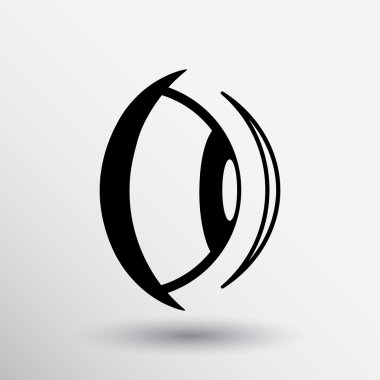 Vektör göz görmek görüş sembol simge vizyon görünümü göz 