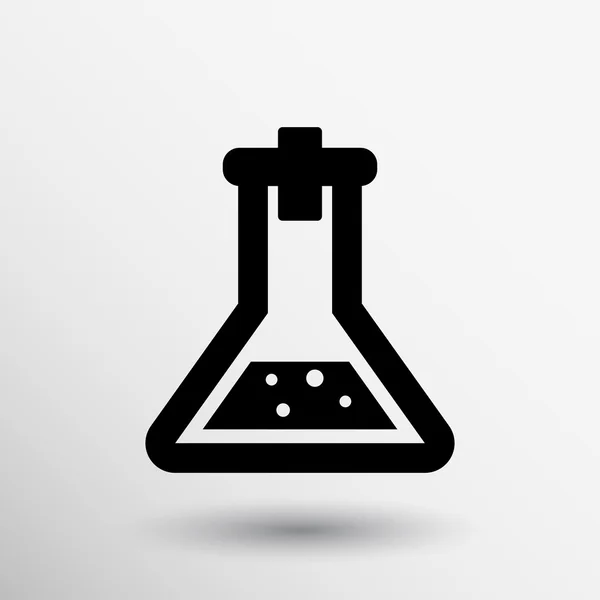 Chemiczne kolby laboratorium szklane zlewki laboratorium wektor — Wektor stockowy