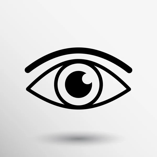 目のアイコン ベクトル ビジョン シンボル外観グラフィック絵文字 — ストックベクタ