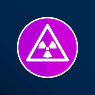 işareti radyasyon vektör simge dikkat nükleer atom güç