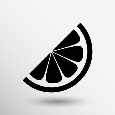 vektör logo öğesinde Portakal dilim vitaminler