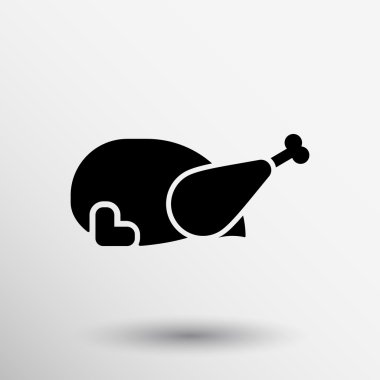 Izgara Restoran Logo tasarım vektör şablon simgesi