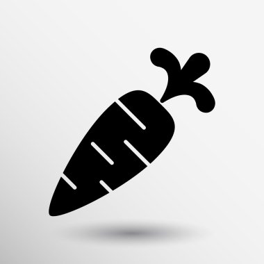 Havuç çokgenler eğilim logo simge vektör stil işaretleri