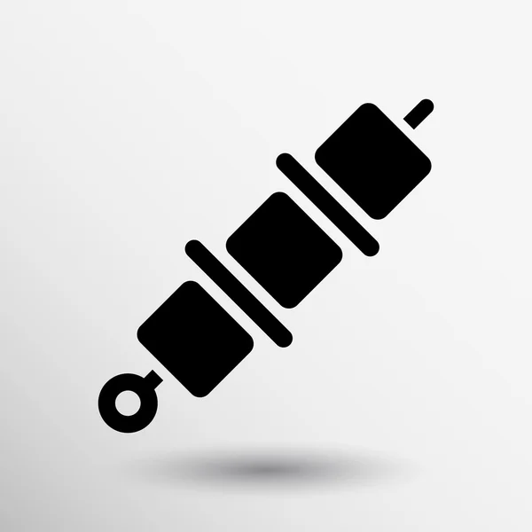 Vektör logo çizim kebabı bırakır — Stok Vektör