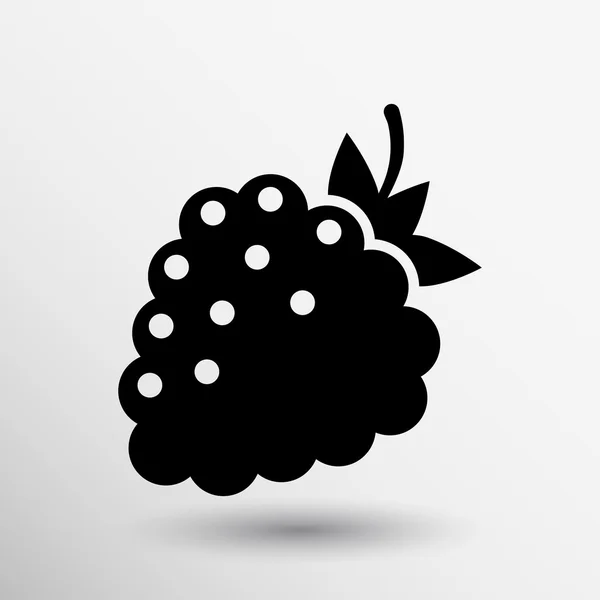 Raspberry vector logo sjabloon. Abstracte ontwerpconcept — Stockvector